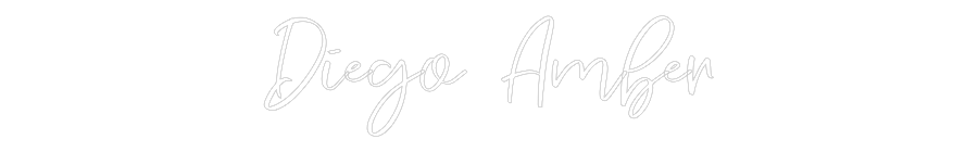 CREATE YOUR OWN WEDDING NEON SIGN Diego Amber