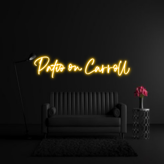 CREATE YOUR OWN WEDDING NEON SIGN Patio on Carr...