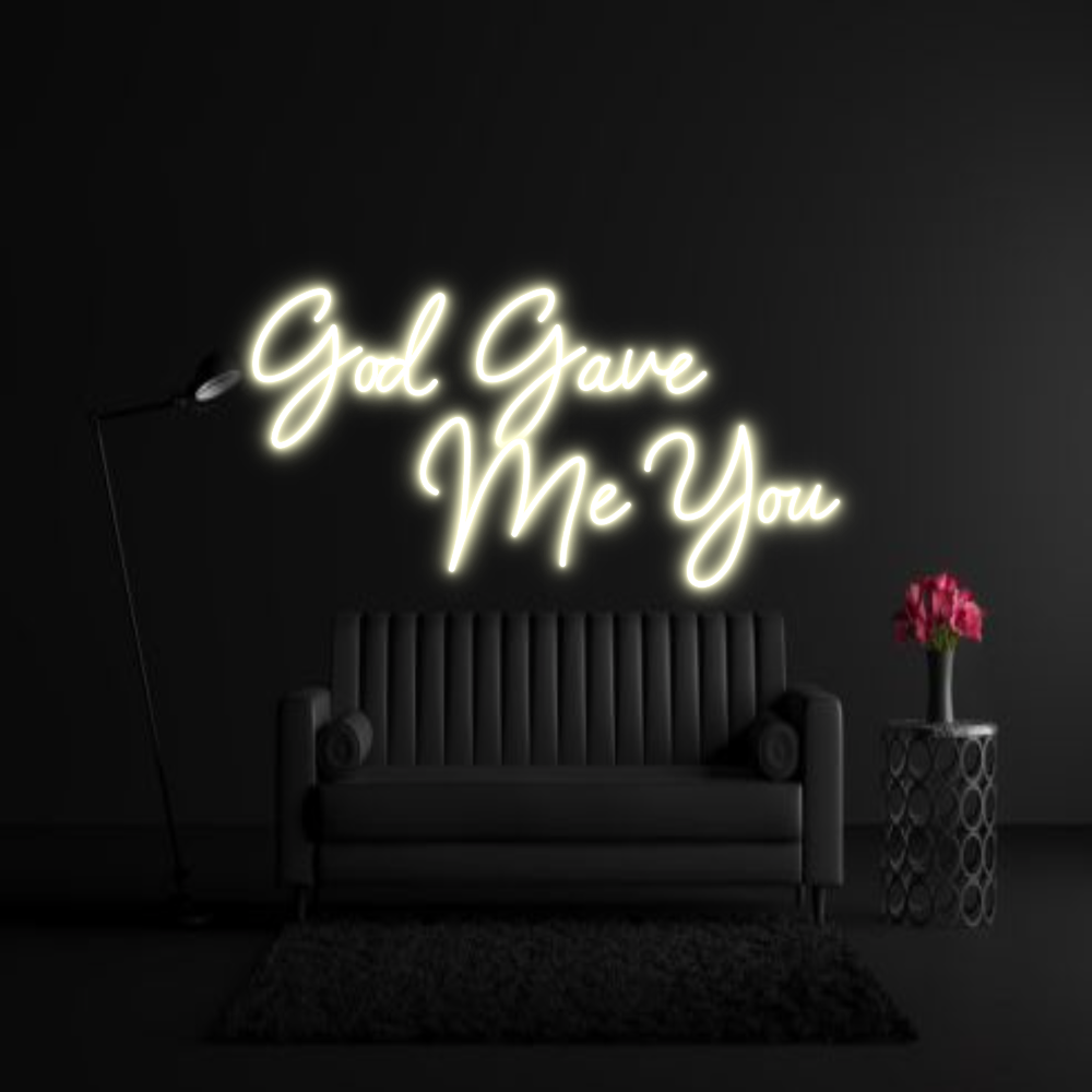 CREATE YOUR OWN WEDDING NEON SIGN God Gave
...