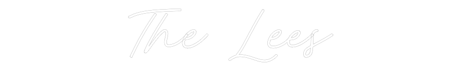 CREATE YOUR OWN WEDDING NEON SIGN The Lees