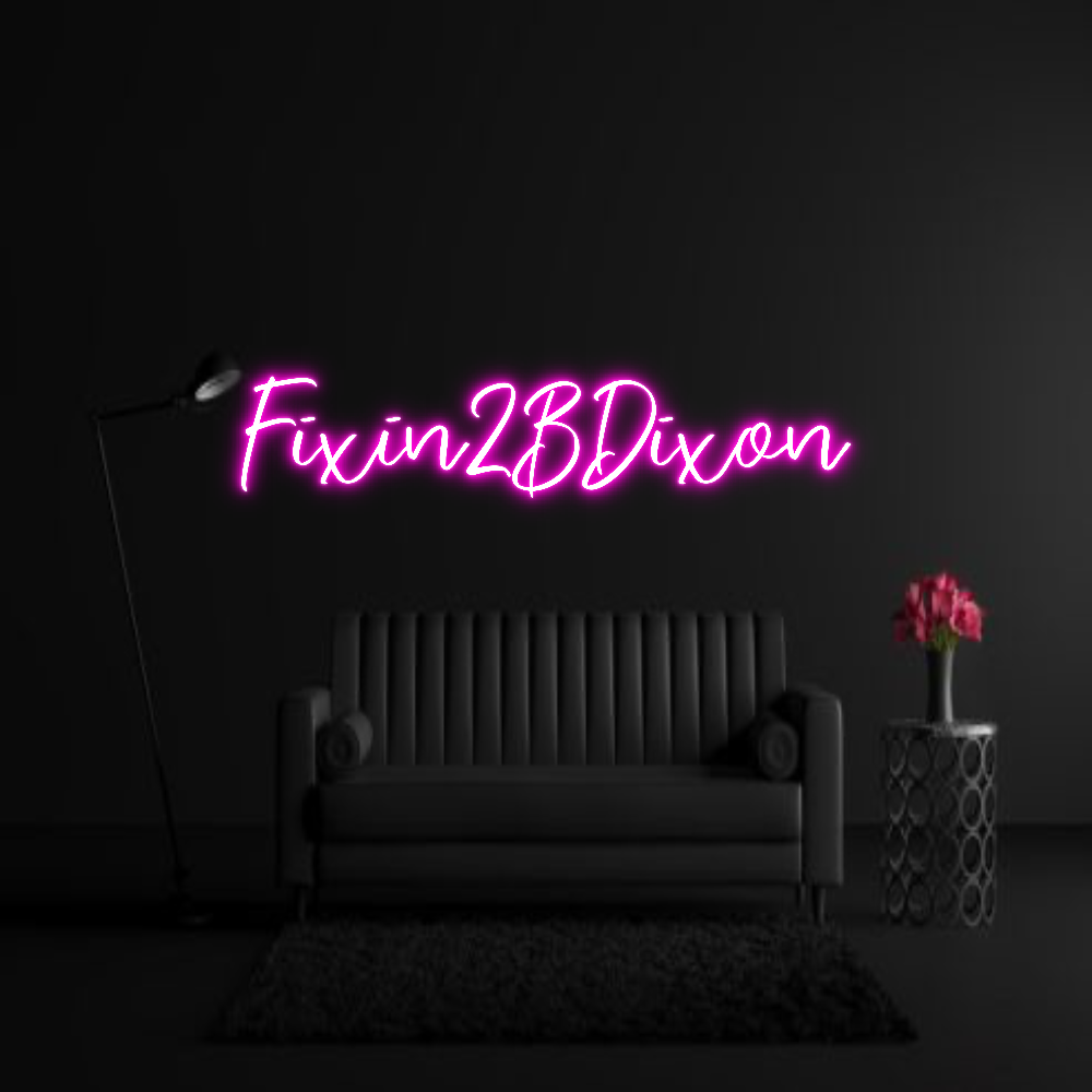 CREATE YOUR OWN WEDDING NEON SIGN Fixin2BDixon