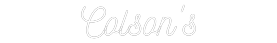CREATE YOUR OWN WEDDING NEON SIGN Colson's
