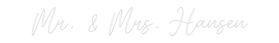 CREATE YOUR OWN WEDDING NEON SIGN Mr. & Mrs. Ha...