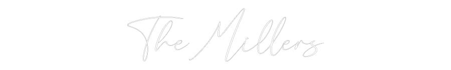 CREATE YOUR OWN WEDDING NEON SIGN The Millers