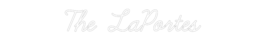 CREATE YOUR OWN WEDDING NEON SIGN The LaPortes