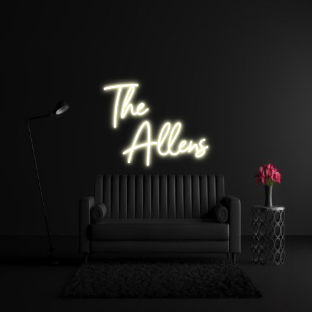 CREATE YOUR OWN WEDDING NEON SIGN The
Allens