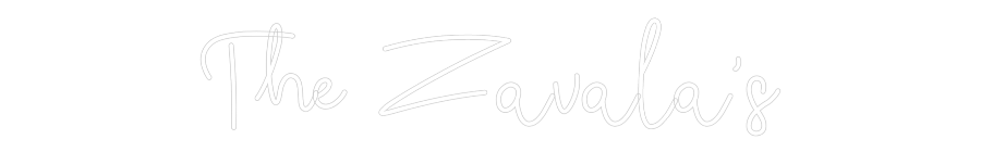 CREATE YOUR OWN WEDDING NEON SIGN The Zavala's