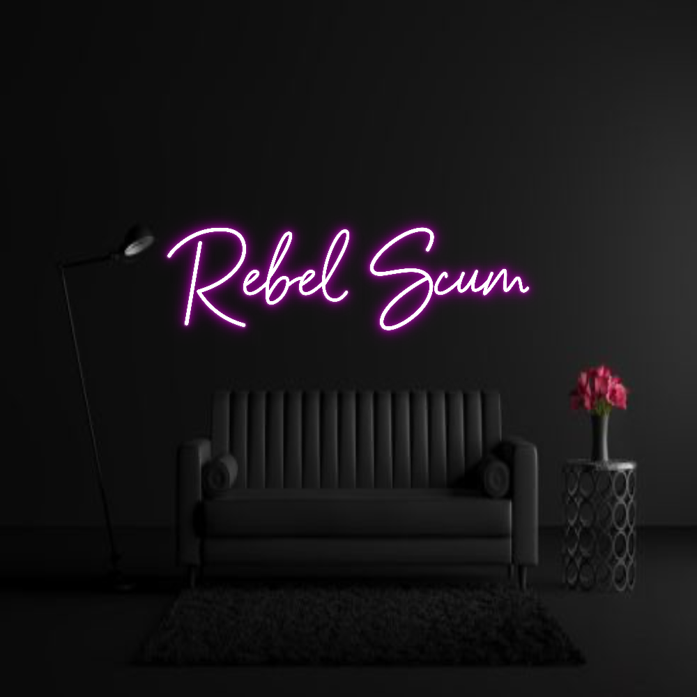 CREATE YOUR OWN WEDDING NEON SIGN Rebel Scum