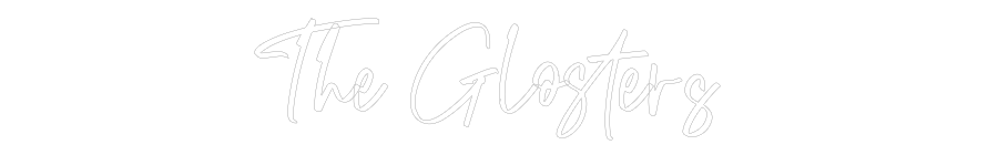 CREATE YOUR OWN WEDDING NEON SIGN The Glosters