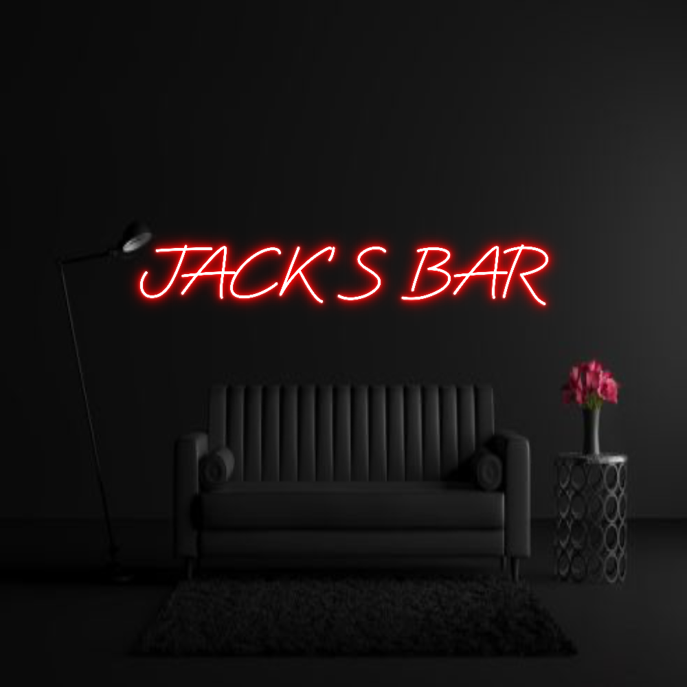 CREATE YOUR OWN WEDDING NEON SIGN JACK’S BAR