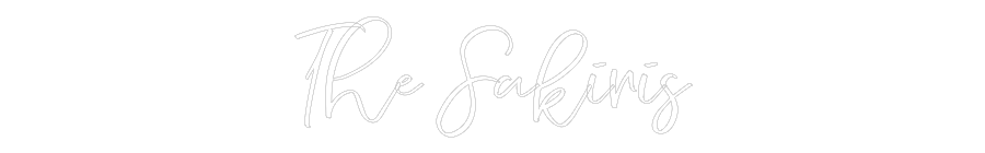 CREATE YOUR OWN WEDDING NEON SIGN The Sakiris