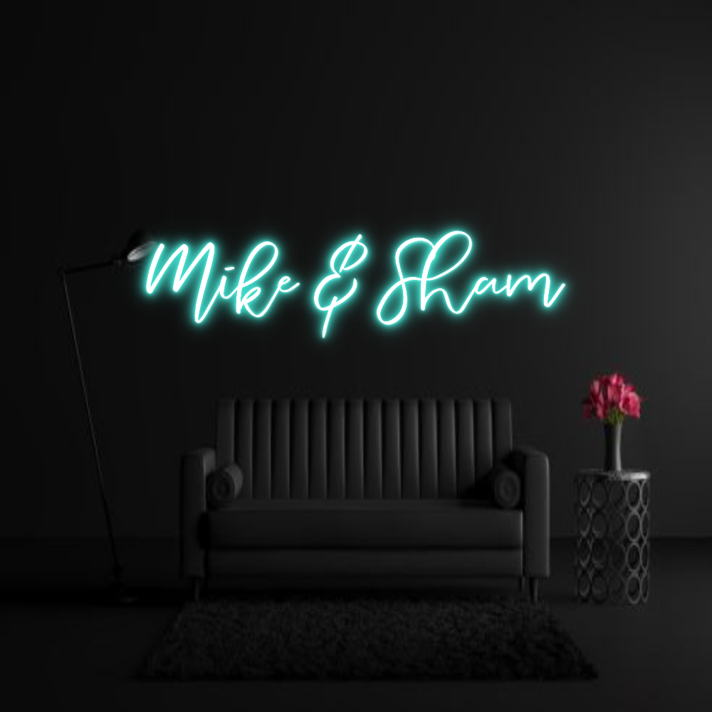 CREATE YOUR OWN WEDDING NEON SIGN Mike & Sham