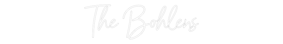 CREATE YOUR OWN WEDDING NEON SIGN The Bohlens