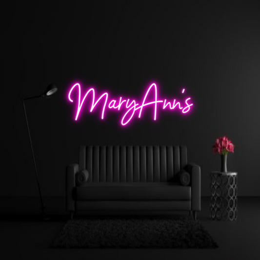 CREATE YOUR OWN WEDDING NEON SIGN MaryAnn’s