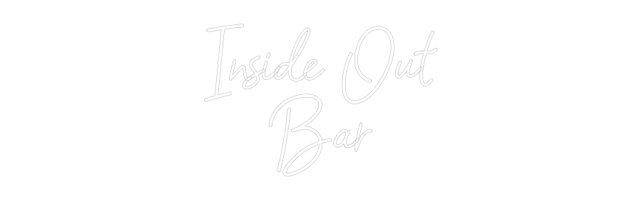 CREATE YOUR OWN WEDDING NEON SIGN Inside Out
Bar