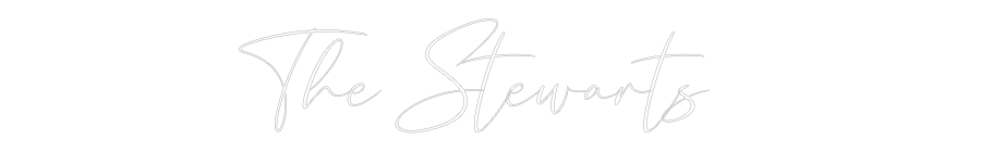 CREATE YOUR OWN WEDDING NEON SIGN The Stewarts