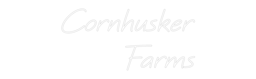 CREATE YOUR OWN CUSTOM NEON Cornhusker
F...