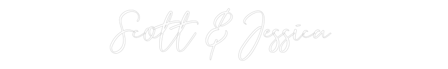 CREATE YOUR OWN WEDDING NEON SIGN Scott & Jessi...