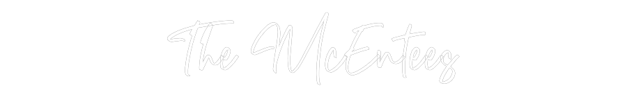 CREATE YOUR OWN WEDDING NEON SIGN The McEntees