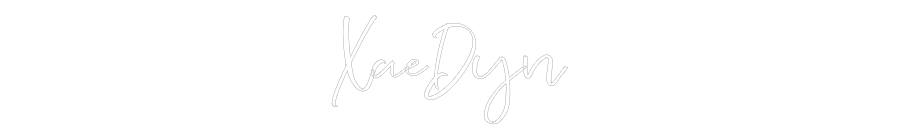 CREATE YOUR OWN CUSTOM NEON XaeDyn