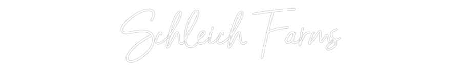 CREATE YOUR OWN WEDDING NEON SIGN Schleich Farms