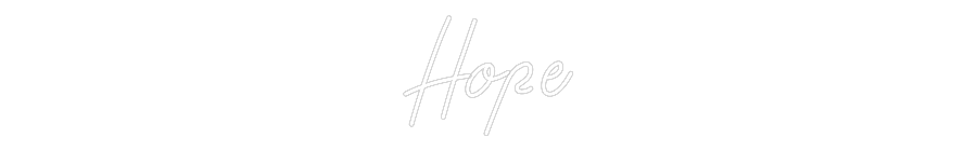 CREATE YOUR OWN WEDDING NEON SIGN Hope