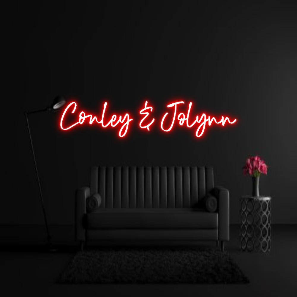 CREATE YOUR OWN WEDDING NEON SIGN Conley & Jolynn
