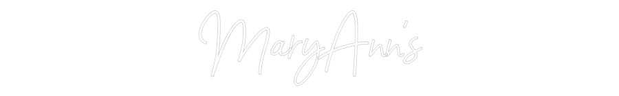 CREATE YOUR OWN WEDDING NEON SIGN MaryAnn’s
