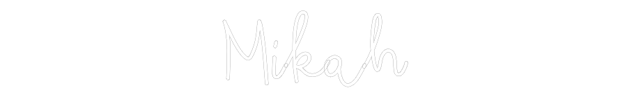CREATE YOUR OWN WEDDING NEON SIGN Mikah