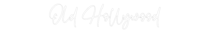 CREATE YOUR OWN WEDDING NEON SIGN Old Hollywood