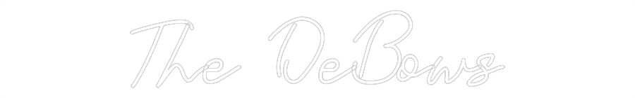 CREATE YOUR OWN WEDDING NEON SIGN The DeBows