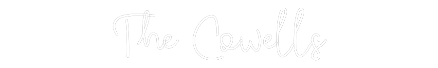 CREATE YOUR OWN WEDDING NEON SIGN The Cowells