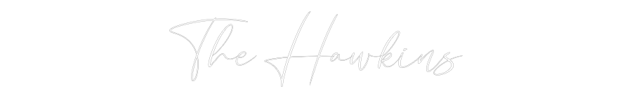 CREATE YOUR OWN WEDDING NEON SIGN The Hawkins