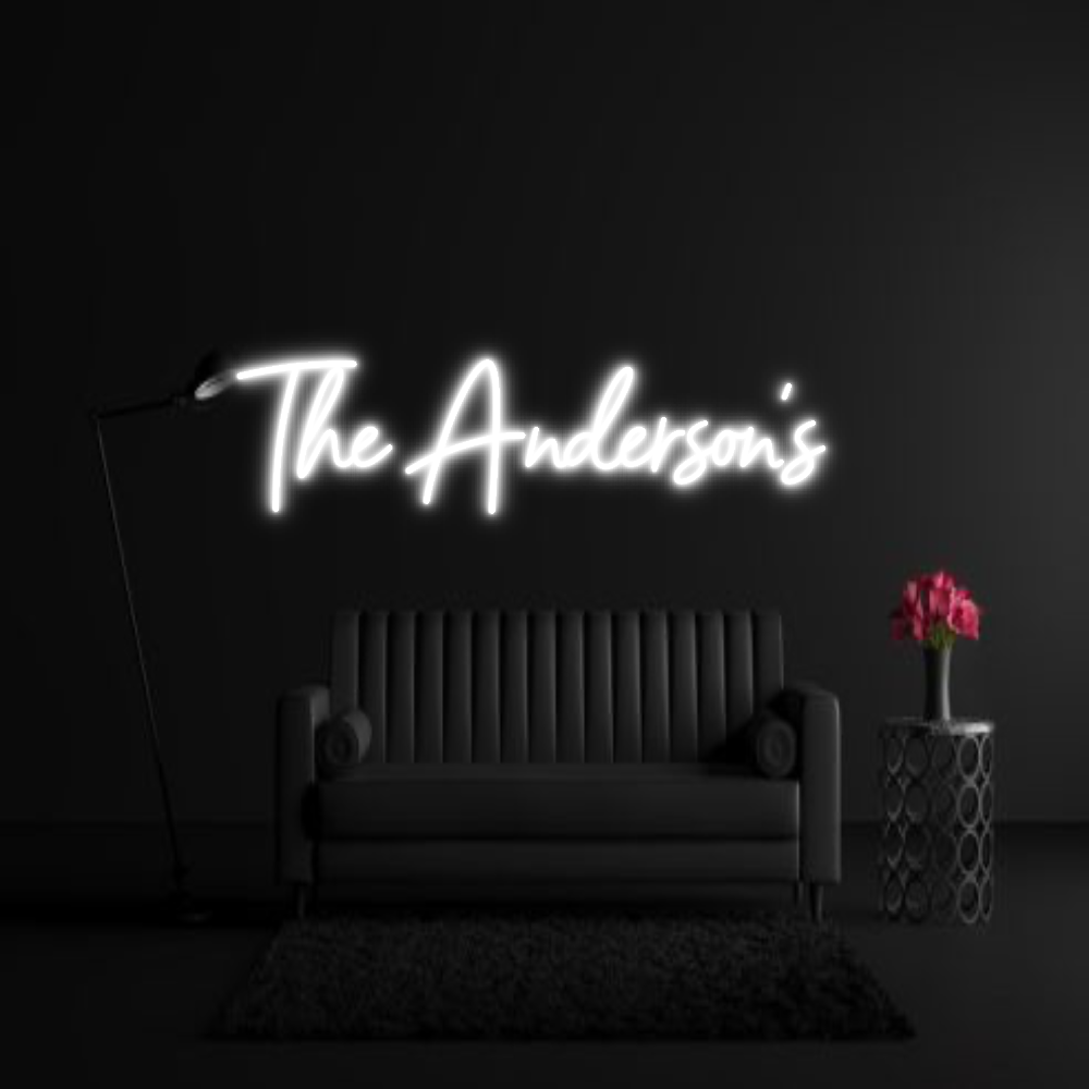 CREATE YOUR OWN WEDDING NEON SIGN The Anderson’s