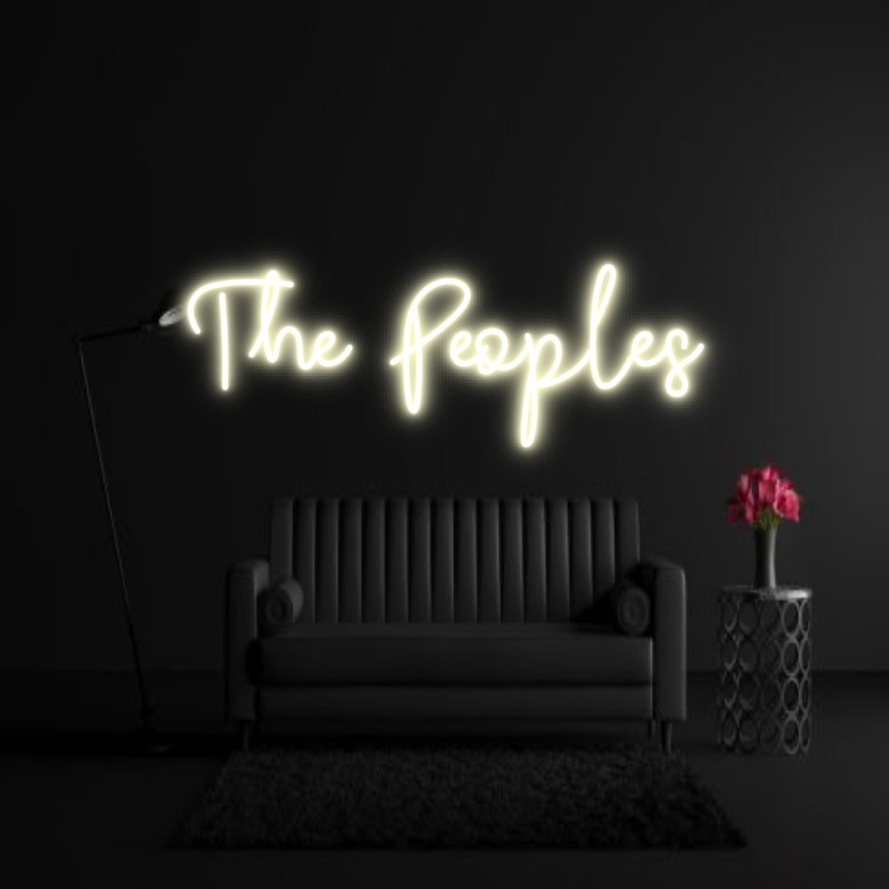 CREATE YOUR OWN WEDDING NEON SIGN The Peoples