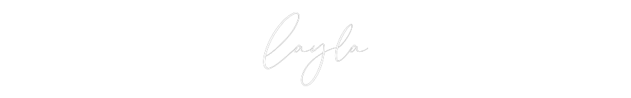 CREATE YOUR OWN WEDDING NEON SIGN Layla