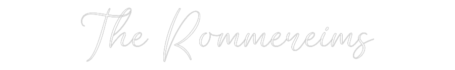 CREATE YOUR OWN WEDDING NEON SIGN The Rommereims