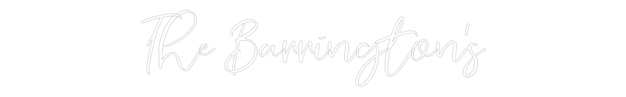 CREATE YOUR OWN WEDDING NEON SIGN The Barringto...