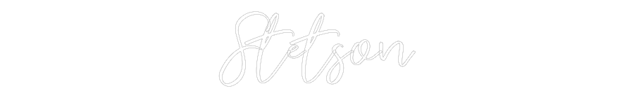 CREATE YOUR OWN WEDDING NEON SIGN Stetson