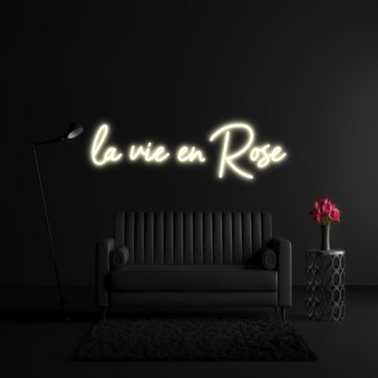CREATE YOUR OWN WEDDING NEON SIGN la vie en Rose