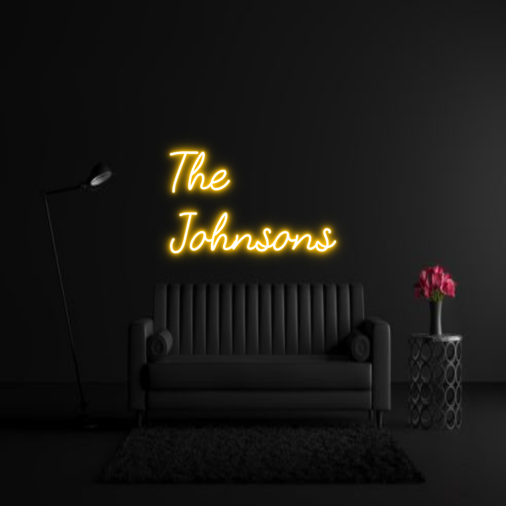 CREATE YOUR OWN WEDDING NEON SIGN The
Johnsons