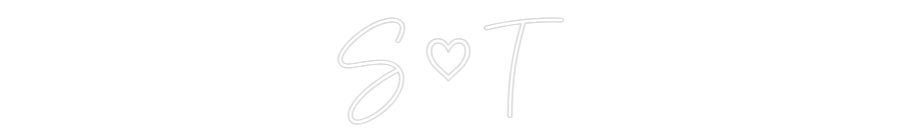 CREATE YOUR OWN WEDDING NEON SIGN S ♡ T