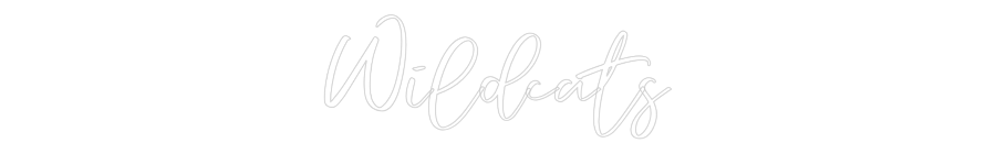 CREATE YOUR OWN WEDDING NEON SIGN Wildcats