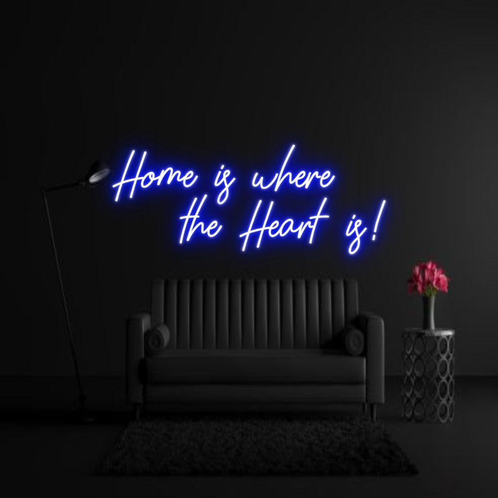 CREATE YOUR OWN WEDDING NEON SIGN Home is where...