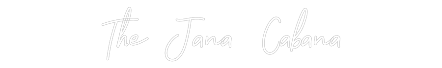 CREATE YOUR OWN CUSTOM NEON The Jana Cab...