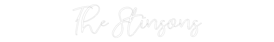 CREATE YOUR OWN WEDDING NEON SIGN The Stinsons