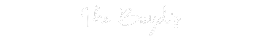 CREATE YOUR OWN WEDDING NEON SIGN The Boyd’s