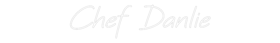 CREATE YOUR OWN WEDDING NEON SIGN Chef Danlie