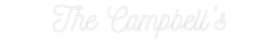 CREATE YOUR OWN WEDDING NEON SIGN The Campbell’s