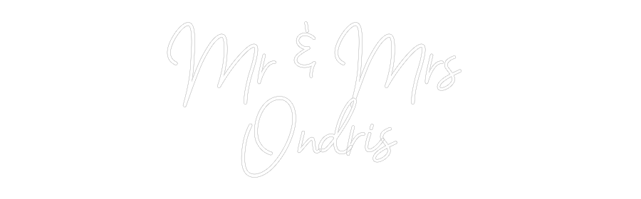 CREATE YOUR OWN WEDDING NEON SIGN Mr & Mrs 
  ...